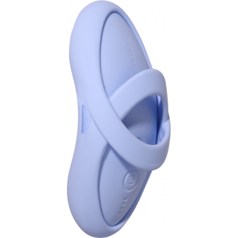 Вибромассажёр на пальцы SVAKOM ECHO 2 с функцией нагрева, голубой